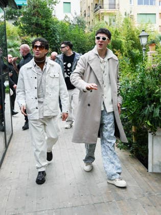 Sanremo, 76th Italian Song Festival - Day 2 - Arrivals at Villa Nobel - Pictured: Lda and Aka 7even  Copyright: xSimonexComix xipa-agency.netx xPoolxSanremox02x IPA_Agency_IPA72003017