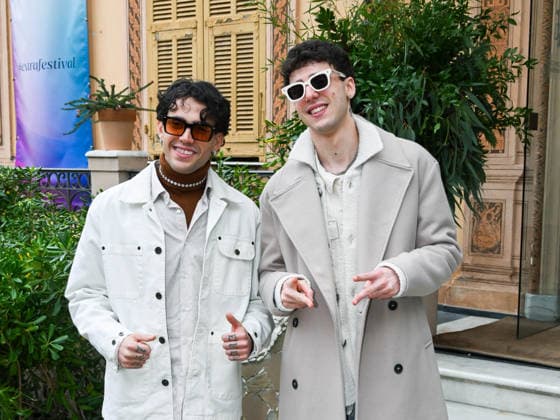 Sanremo, 76th Italian Song Festival - Day 2 - Arrivals at Villa Nobel - Pictured: Lda and Aka 7even  Copyright: xSimonexComix xipa-agency.netx xPoolxSanremox02x IPA_Agency_IPA72003024