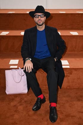 Milan, Milan Women s Fashion Week Fall Winter 2026 27 - Women s Fashion, Fall Winter 2026 27 - Jil Sander fashion show - Front Row in the photo: Johnatan  Copyright: xSimonaxChiocciax xipa-agency.netx xFotosickix IPA_Agency_IPA72007614