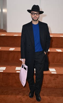 Milan, Milan Women s Fashion Week Fall Winter 2026 27 - Women s Fashion, Fall Winter 2026 27 - Jil Sander fashion show - Front Row in the photo: Johnatan  Copyright: xSimonaxChiocciax xipa-agency.netx xFotosickix IPA_Agency_IPA72007631