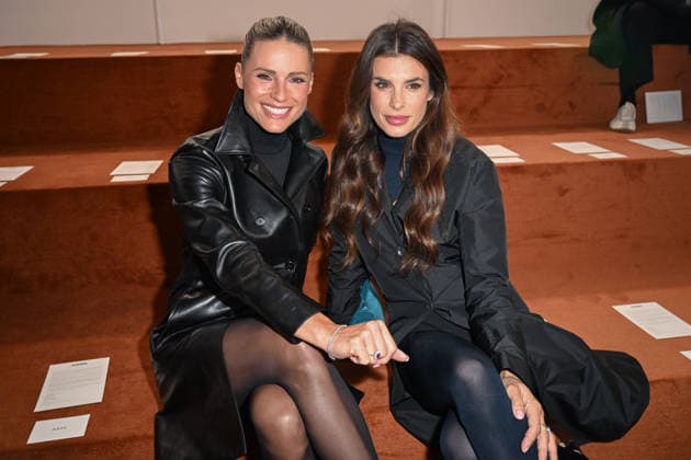 Milan, Milan Women s Fashion Week Fall Winter 2026 27 - Women s Fashion, Fall Winter 2026 27 - Jil Sander fashion show - Front Row in the photo: Michelle Hunziker, Elisabetta Canalis  Copyright: xSimonaxChiocciax xipa-agency.netx xFotosickix IPA_Agency_IPA72007653