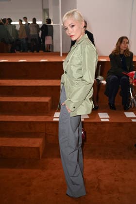 Milan, Milan Women s Fashion Week Fall Winter 2026 27 - Women s Fashion, Fall Winter 2026 27 - Jil Sander fashion show - Front Row in the photo: Pom Klementieff  Copyright: xSimonaxChiocciax xipa-agency.netx xFotosickix IPA_Agency_IPA72007689