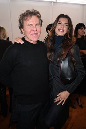 Milan, Milan Women s Fashion Week Fall Winter 2026 27 - Women s Fashion, Fall Winter 2026 27 - Jil Sander fashion show - Front Row in the photo: Renzo Rosso, Elisabetta Canalis  Copyright: xSimonaxChiocciax xipa-agency.netx xFotosickix IPA_Agency_IPA72007726