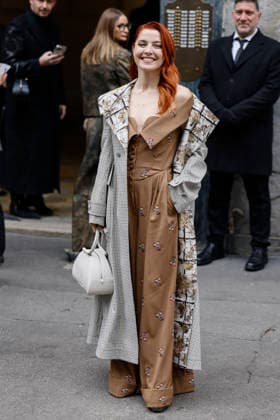 Antonio Marras - Guest arrival - Milan Fashion Week - Womenswear Fall Winter 2026 2027 MILAN, ITALY - FEBRUARY 25: Noenie is seen outside Antonio Marras show during the Milan Fashion Week - Womenswear Fall Winter 2026 2027 on February 25, 2026 in Milan, Italy. Photo by Marco Piovanotto Abacapress.com  Copyright: xPiovanottoxMarco ABACAx