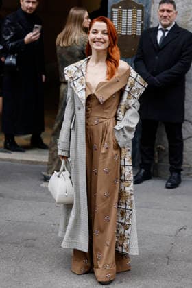 Antonio Marras - Guest arrival - Milan Fashion Week - Womenswear Fall Winter 2026 2027 MILAN, ITALY - FEBRUARY 25: Noenie is seen outside Antonio Marras show during the Milan Fashion Week - Womenswear Fall Winter 2026 2027 on February 25, 2026 in Milan, Italy. Photo by Marco Piovanotto Abacapress.com  Copyright: xPiovanottoxMarco ABACAx
