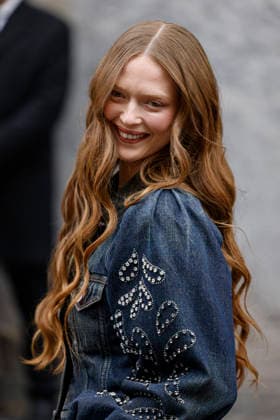 Antonio Marras - Guest arrival - Milan Fashion Week - Womenswear Fall Winter 2026 2027 MILAN, ITALY - FEBRUARY 25: Larsen Thomson is seen outside Antonio Marras show during the Milan Fashion Week - Womenswear Fall Winter 2026 2027 on February 25, 2026 in Milan, Italy. Photo by Marco Piovanotto Abacapress.com  Copyright: xPiovanottoxMarco ABACAx