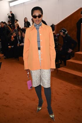 Milan, Milan Women s Fashion Week Fall Winter 2026 27 - Women s Fashion, Fall Winter 2026 27 - Jil Sander fashion show - Front Row in the photo: Tamu McPherson  Copyright: xSimonaxChiocciax xipa-agency.netx xFotosickix IPA_Agency_IPA72007705