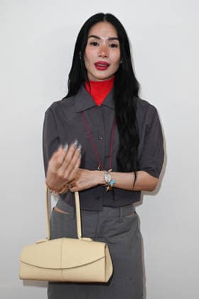 Milan, Milan Women s Fashion Week Fall Winter 2026 27 - Women s Fashion, Fall Winter 2026 27 - Jil Sander fashion show - Front Row in the photo: Heart Evangelista  Copyright: xSimonaxChiocciax xipa-agency.netx xFotosickix IPA_Agency_IPA72007666