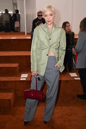 Milan, Milan Women s Fashion Week Fall Winter 2026 27 - Women s Fashion, Fall Winter 2026 27 - Jil Sander fashion show - Front Row in the photo: Pom Klementieff  Copyright: xSimonaxChiocciax xipa-agency.netx xFotosickix IPA_Agency_IPA72007681