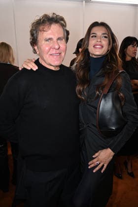 Milan, Milan Women s Fashion Week Fall Winter 2026 27 - Women s Fashion, Fall Winter 2026 27 - Jil Sander fashion show - Front Row in the photo: Renzo Rosso, Elisabetta Canalis  Copyright: xSimonaxChiocciax xipa-agency.netx xFotosickix IPA_Agency_IPA72007730