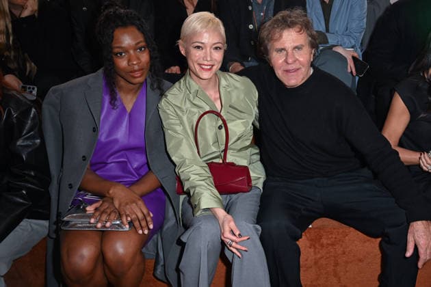 Milan, Milan Women s Fashion Week Fall Winter 2026 27 - Women s Fashion, Fall Winter 2026 27 - Jil Sander fashion show - Front Row in the photo: Renzo Rosso, Pom Klementieff  Copyright: xSimonaxChiocciax xipa-agency.netx xFotosickix IPA_Agency_IPA72007786