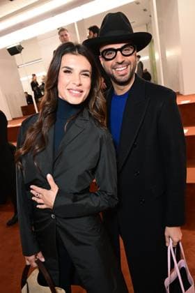 Milano Fashion Week - Women F W 26-27 Jim Sander Men and Women Fashion Show Front Row Milan, Italy Elisabetta Canalis;Jonathan Kashanian Milano Fashion Week - Women F W 26-27 Jim Sander Men and Women Fashion Show Front Row Milan, Italy 25th February 2026 SGPItalia id 134523_002 * Not Exclusive  Copyright: xMAXxMONTINGELLI SGPx