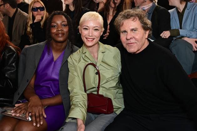 Milano Fashion Week - Women F W 26-27 Jim Sander Men and Women Fashion Show Front Row Milan, Italy Nia DaCosta;Pom Klementieff;Renzo Rosso Milano Fashion Week - Women F W 26-27 Jim Sander Men and Women Fashion Show Front Row Milan, Italy 25th February 2026 SGPItalia id 134523_002 * Not Exclusive  Copyright: xMAXxMONTINGELLI SGPx