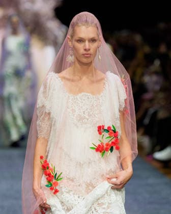 February 25, 2026, Melbourne, Victoria, Australia: A model wearing a design by Romance Was Born walks at the Glam Up Runway show of the PayPal Melbourne Fashion Festival at the Royal Exhibition Building in Melbourne, Australia. Melbourne Australia  - ZUMAl303 20260225_aaf_l303_045 Copyright: xSydneyxLowx