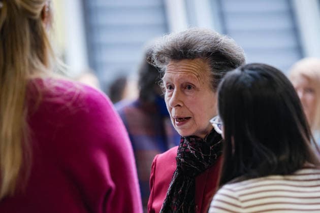 February 25, 2026, Glasgow, Scotland, United Kingdom: ANNE, PRINCESS ROYAL of GREAT BRITAIN visits the Ocean Sciences Meeting in Glasgow, Scotland. The meeting draws around 6,000 attendees and this year marked the first time it was held outside the United States. The Princess is Royal Patron of WISE, the Association for Science Education, and the London International Youth Science Forum. Glasgow United Kingdom  - ZUMAo116 20260225_znp_o116_011 Copyright: xBiancaxOterox