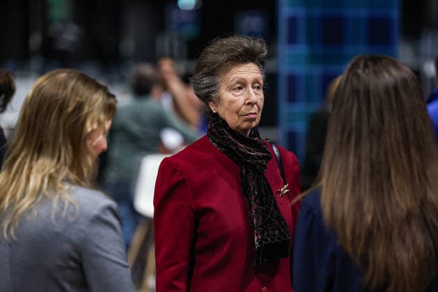 February 25, 2026, Glasgow, Scotland, United Kingdom: ANNE, PRINCESS ROYAL of GREAT BRITAIN visits the Ocean Sciences Meeting in Glasgow, Scotland. The meeting draws around 6,000 attendees and this year marked the first time it was held outside the United States. The Princess is Royal Patron of WISE, the Association for Science Education, and the London International Youth Science Forum. Glasgow United Kingdom - ZUMAo116 20260225_znp_o116_031 Copyright: xBiancaxOterox