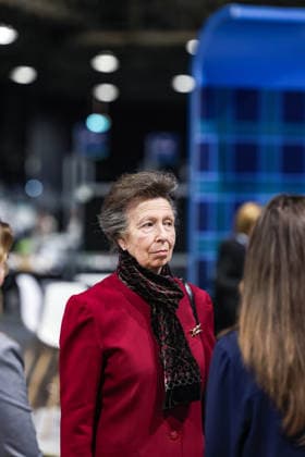 February 25, 2026, Glasgow, Scotland, United Kingdom: ANNE, PRINCESS ROYAL of GREAT BRITAIN visits the Ocean Sciences Meeting in Glasgow, Scotland. The meeting draws around 6,000 attendees and this year marked the first time it was held outside the United States. The Princess is Royal Patron of WISE, the Association for Science Education, and the London International Youth Science Forum. Glasgow United Kingdom  - ZUMAo116 20260225_znp_o116_029 Copyright: xBiancaxOterox