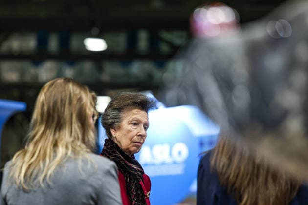 February 25, 2026, Glasgow, Scotland, United Kingdom: ANNE, PRINCESS ROYAL of GREAT BRITAIN visits the Ocean Sciences Meeting in Glasgow, Scotland. The meeting draws around 6,000 attendees and this year marked the first time it was held outside the United States. The Princess is Royal Patron of WISE, the Association for Science Education, and the London International Youth Science Forum. Glasgow United Kingdom  - ZUMAo116 20260225_znp_o116_030 Copyright: xBiancaxOterox