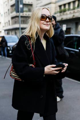 Dakota Fanning - Milan Fashion Week - Womenswear Fall Winter 2026 2027 MILAN, ITALY - FEBRUARY 25:Dakota Fanning is spotted outside her hotel during the Milan Fashion Week - Womenswear Fall Winter 2026 2027 on February 25, 2026 in Milan, Italy. Photo by Marco Piovanotto Abacapress.com Milan Italy  Copyright: xPiovanottoxMarco ABACAx