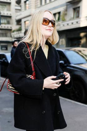 Dakota Fanning - Milan Fashion Week - Womenswear Fall Winter 2026 2027 MILAN, ITALY - FEBRUARY 25:Dakota Fanning is spotted outside her hotel during the Milan Fashion Week - Womenswear Fall Winter 2026 2027 on February 25, 2026 in Milan, Italy. Photo by Marco Piovanotto Abacapress.com Milan Italy  Copyright: xPiovanottoxMarco ABACAx