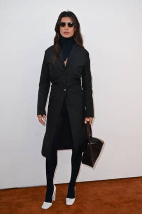 MFW - Jil Sander Front Row Elisabetta Canalis at the Jil Sander fashion show during Milan Women s Fashion Week Fall Winter 2026 27, in Mila, Italy on February 25, 2026. Photo by Simona Chioccia IPA ABACAPRESS.COM Milan Italy  Copyright: xIPA ABACAx