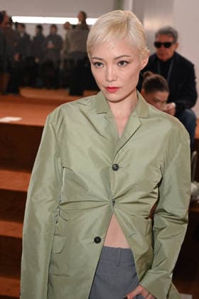 MFW - Jil Sander Front Row Pom Klementieff at the Jil Sander fashion show during Milan Women s Fashion Week Fall Winter 2026 27, in Mila, Italy on February 25, 2026. Photo by Simona Chioccia IPA ABACAPRESS.COM Milan Italy  Copyright: xIPA ABACAx