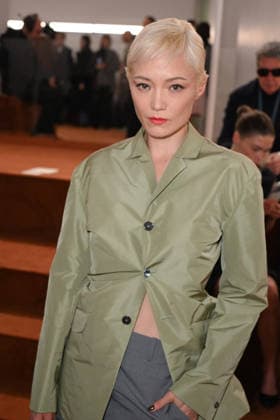 MFW - Jil Sander Front Row Pom Klementieff at the Jil Sander fashion show during Milan Women s Fashion Week Fall Winter 2026 27, in Mila, Italy on February 25, 2026. Photo by Simona Chioccia IPA ABACAPRESS.COM Milan Italy  Copyright: xIPA ABACAx