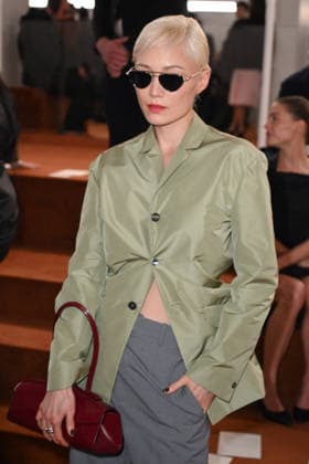 MFW - Jil Sander Front Row Pom Klementieff at the Jil Sander fashion show during Milan Women s Fashion Week Fall Winter 2026 27, in Mila, Italy on February 25, 2026. Photo by Simona Chioccia IPA ABACAPRESS.COM Milan Italy  Copyright: xIPA ABACAx