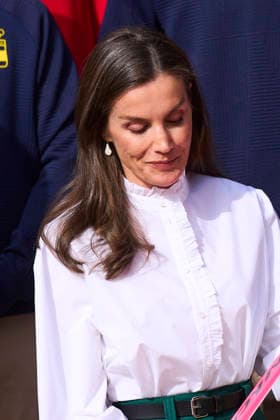 February 25, 2026, Madrid, Madrid, Spain: King Felipe VI of Spain, Queen Letizia of Spain attends an audience with Winter Olympic Team at Zarzuela Palace on February 25, 2026 in Madrid, Spain .Spanish Royals has received the medals and two skiing from Oriol Cardona and Ana Alonso Madrid Spain  - ZUMAg15_ 20260225_zaf_g15_066 Copyright: xJackxAbuinx