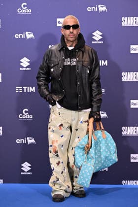 76th Italian Song Festival, Photocall 76th Italian Song Festival.Photocall. Pictured is Luche. Sanremo, Italy 25 feb 2026, Credit:Maria Laura Antonelli Avalon Italy, Sanremo  Copyright: xMariaxLauraxAntonellix xAvalonx 1078193569