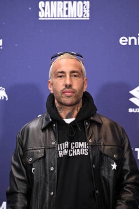 76th Italian Song Festival, Photocall 76th Italian Song Festival.Photocall. Pictured is Luche. Sanremo, Italy 25 feb 2026, Credit:Maria Laura Antonelli Avalon Italy, Sanremo  Copyright: xMariaxLauraxAntonellix xAvalonx 1078193614