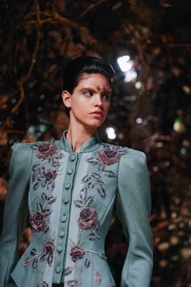 Milan, Milan Fashion Week Womenswear Fall Winter 2026 2027 - Women s Fashion, Fall Winter 2026 2027 - Antonio Marras Fashion Show - Catwalk. Pictured: detail  Copyright: xAlessandroxBremecx xipa-agency.netx xx IPA_Agency_IPA72018346