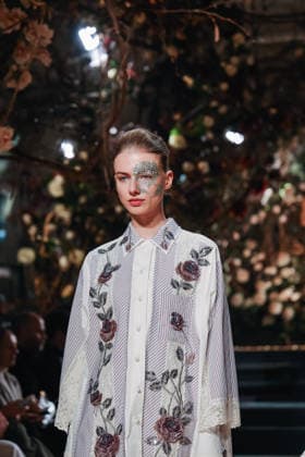 Milan, Milan Fashion Week Womenswear Fall Winter 2026 2027 - Women s Fashion, Fall Winter 2026 2027 - Antonio Marras Fashion Show - Catwalk. Pictured: detail  Copyright: xAlessandroxBremecx xipa-agency.netx xx IPA_Agency_IPA72018348