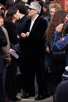 News - Fendi - Celebrity arrivals - Milan Fashion Week - Womenswear Fall Winter 2026 2027 Giuseppe Fiorello is seen leaving the Fendi fashion show during the Milan Fashion Week - Womenswear Fall Winter 2026 2027 on February 25, 2026 in Milan, Italy. Photo: Cinzia Camela. Milan Via Solari, 35 Italy Copyright: xCinziaxCamelax xLiveMediax LPN_2314743