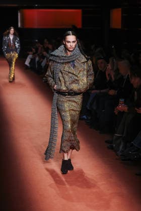 Milan, Milan Fashion Week Womenswear Fall Winter 2026 2027 - Women s Fashion, Fall Winter 2026 2027 - Missoni Fashion Show - Catwalk. Pictured: Model  Copyright: xAlessandroxBremecx xipa-agency.netx xx IPA_Agency_IPA72018714