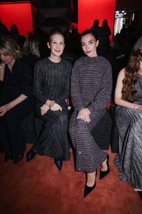 Milan, Milan Fashion Week Womenswear Fall Winter 2026 2027 - Women s Fashion, Fall Winter 2026 2027 - Missoni Fashion Show - Front row guests. Pictured: Kelly Rutherford (American actress), Amy Jackson (British actress and model)  Copyright: xAlessandroxBremecx xipa-agency.netx xx IPA_Agency_IPA72018845