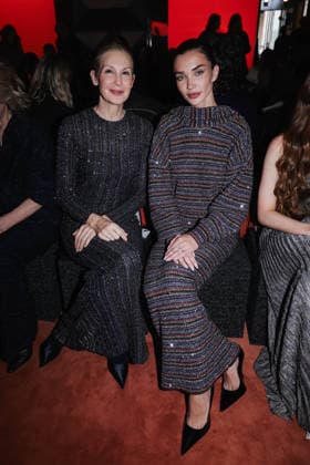 Milan, Milan Fashion Week Womenswear Fall Winter 2026 2027 - Women s Fashion, Fall Winter 2026 2027 - Missoni Fashion Show - Front row guests. Pictured: Kelly Rutherford (American actress), Amy Jackson (British actress and model)  Copyright: xAlessandroxBremecx xipa-agency.netx xx IPA_Agency_IPA72018847