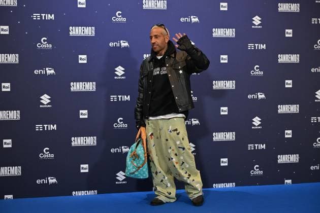 Photo IPP Felice De Martino Sanremo 25 02 2026 76th Italian Song Festival In the photo Luche pseudonym of Luca Imprudente Italy Photo Press World Copyright