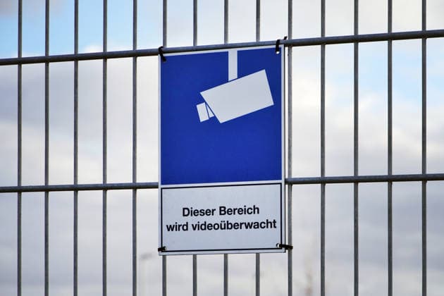 Video surveillance, Shield to a Metal fence at Industrial estate, Burglar alarm, House Law 1131608039