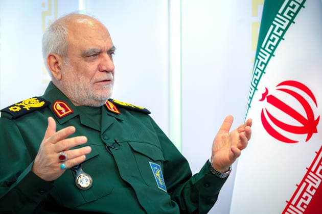 February 25, 2026, Tehran, Iran: Brigadier General MAJID KHADEMI, the head of the Islamic Revolutionary Guard Corps (IRGC) Intelligence Organization, speaks during an interview in Tehran. Tehran Iran - ZUMAi98_ 20260225_zih_i98_003 Copyright: xIranianxSupremexLeader SxOfficex
