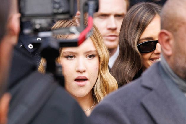 News - Fendi - Celebrity arrivals - Milan Fashion Week - Womenswear Fall Winter 2026 2027 Haven Garner Warren and Jessica Alba are seen leaving the Fendi fashion show during the Milan Fashion Week - Womenswear Fall Winter 2026 2027 on February 25, 2026 in Milan, Italy. Photo: Cinzia Camela. Milan Via Solari, 35 Italy Copyright: xCinziaxCamelax xLiveMediax LPN_2315086