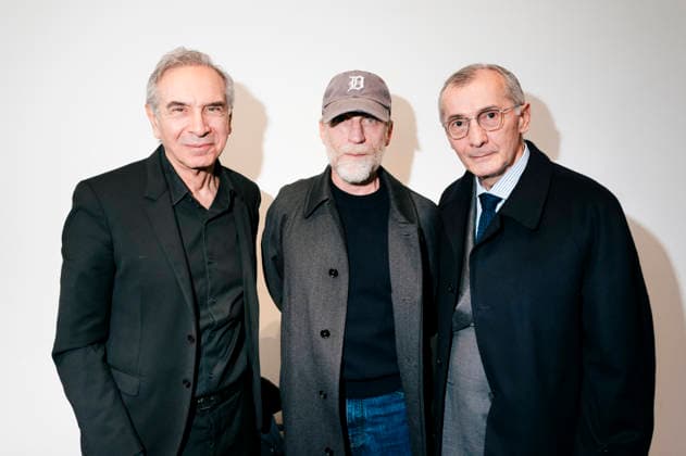 Milano Fashion Week - Women F W 26-27 Jil Sander Men and Women Fashion Show Front Row Milan, Italy Carlo Capasa;Simone Bellotti;Ubaldo Minelli Milano Fashion Week - Women F W 26-27 Jil Sander Men and Women Fashion Show Front Row Milan, Italy 25th February 2026 SGPItalia id 134523_002 * Not Exclusive  Copyright: xx