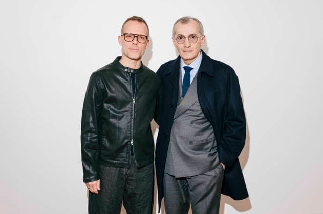 Milano Fashion Week - Women F W 26-27 Jil Sander Men and Women Fashion Show Front Row Milan, Italy Andrea Rigogliosi;Ubaldo Minelli Milano Fashion Week - Women F W 26-27 Jil Sander Men and Women Fashion Show Front Row Milan, Italy 25th February 2026 SGPItalia id 134523_002 * Not Exclusive  Copyright: xx