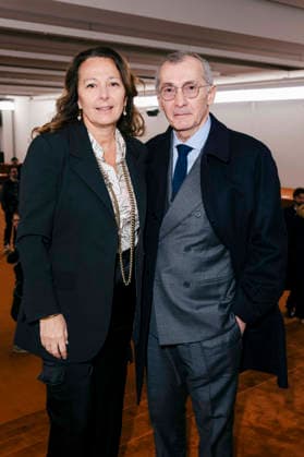 Milano Fashion Week - Women F W 26-27 Jil Sander Men and Women Fashion Show Front Row Milan, Italy Stefania Lazzaroni;Ubaldo Minelli Milano Fashion Week - Women F W 26-27 Jil Sander Men and Women Fashion Show Front Row Milan, Italy 25th February 2026 SGPItalia id 134523_002 * Not Exclusive  Copyright: xx