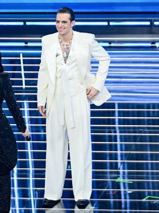 Sanremo, 76th Italian Song Festival. Second Night. Pictured: Achille Lauro.  Copyright: xMaurizioxD Avanzox xipa-agency.netx xPoolxSanremox02x IPA_Agency_IPA72024790