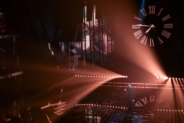 February 25, 2026, Sanremo, Italy: Italian singer Enrico Nigiotti performs on stage at the Ariston theatre during the 76th edition of the Sanremo Italian Song Festival, in Sanremo, Italy, 25 February 2026. The music festival will run from 24 to 28 February 2026. ANSA RICCARDO ANTIMIANI. Sanremo Italy  - ZUMAa110 20260225_zaf_a110_124 Copyright: xRiccardoxAntimianix
