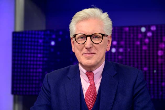GER, Berlin, studio, guest on maischberger, political talk show, TV, format, with host Sandra Maischberger, Das Erste, from Adlershof at Studio 20, pictured from left Theo Koll, February 25, 2026, Copyright: HMBxMedia UwexKoch