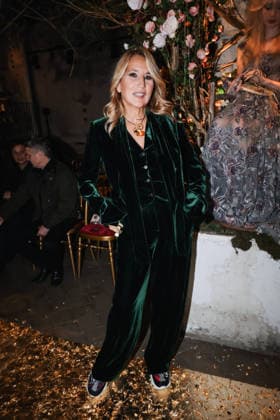 Milan, Milan Fashion Week Womenswear Fall Winter 2026 2027 - Women s Fashion, Fall Winter 2026 2027 - Antonio Marras Show - Front row guests. Pictured: Jo Squillo (Italian singer and television host)  Copyright: xAlessandroxBremecx xipa-agency.netx xx IPA_Agency_IPA72032176