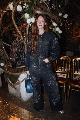 Milan, Milan Fashion Week Womenswear Fall Winter 2026 2027 - Women s Fashion, Fall Winter 2026 2027 - Antonio Marras Show - Front Row Guests. Pictured: Larsen Thompson (American actress)  Copyright: xAlessandroxBremecx xipa-agency.netx xx IPA_Agency_IPA72032242