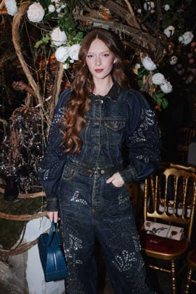 Milan, Milan Fashion Week Womenswear Fall Winter 2026 2027 - Women s Fashion, Fall Winter 2026 2027 - Antonio Marras Show - Front Row Guests. Pictured: Larsen Thompson (American actress)  Copyright: xAlessandroxBremecx xipa-agency.netx xx IPA_Agency_IPA72032243